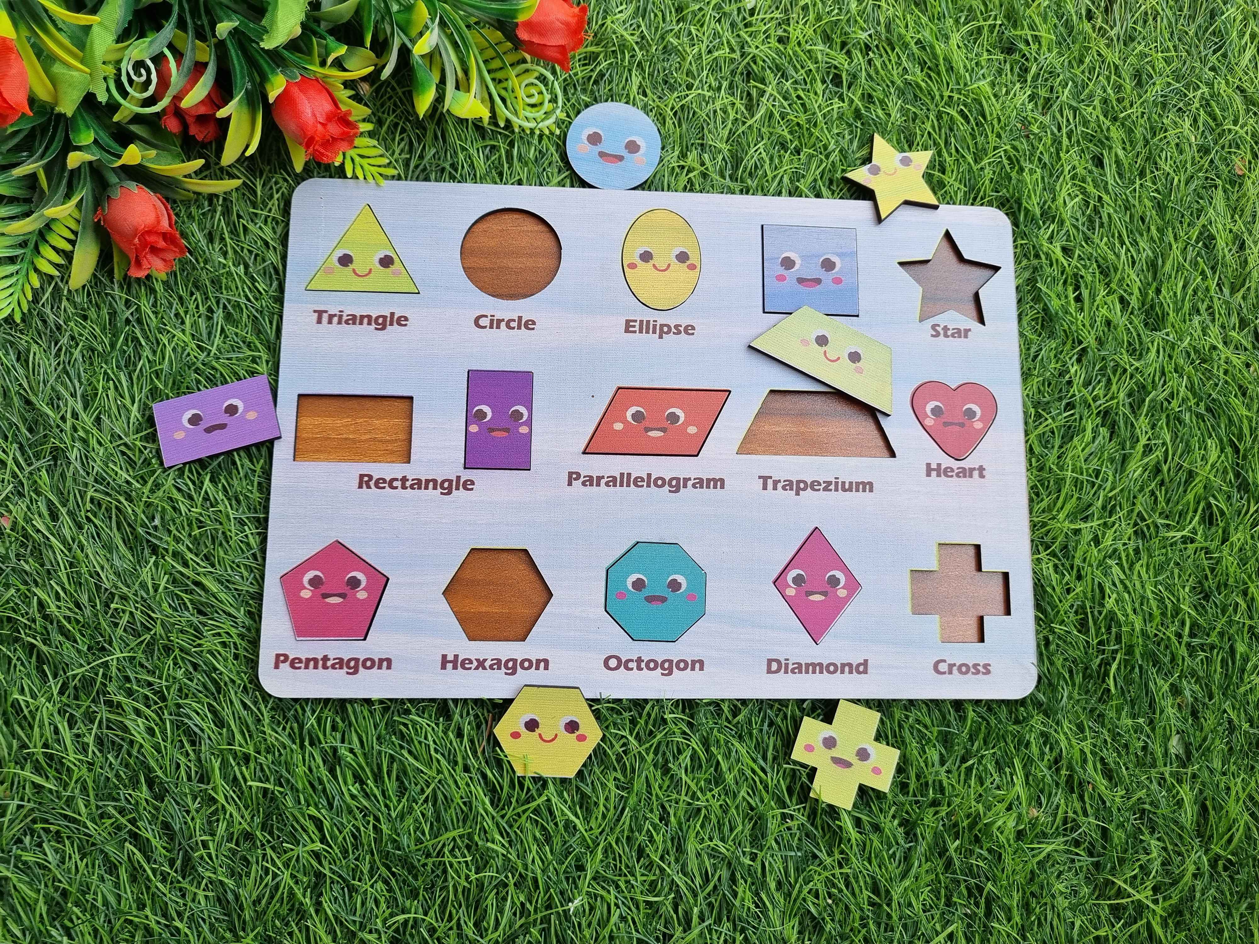 Shape Explorer Puzzle 🟡🔺⭐